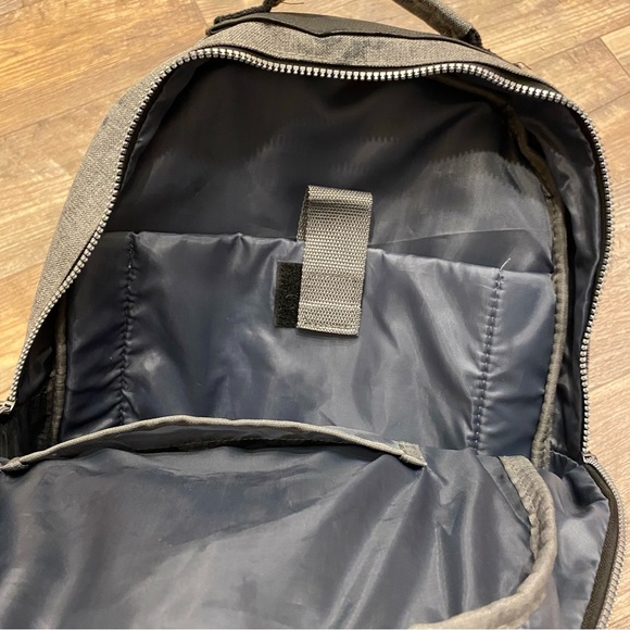 Unisex Grey Backpack - Picture 7 of 9